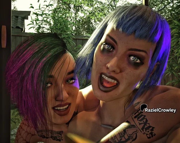 Judy & Evelyn taking a breather. (read comments!) by RazielCrowley