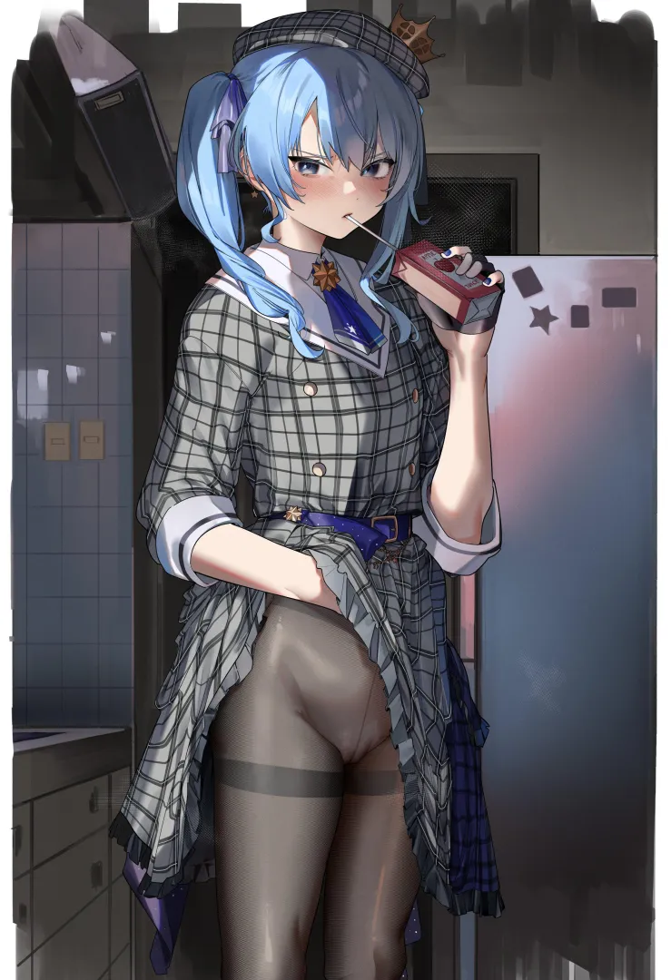 Juice's Bottomless Pantyhose (eredhen) [Hololive] posted by llamanatee