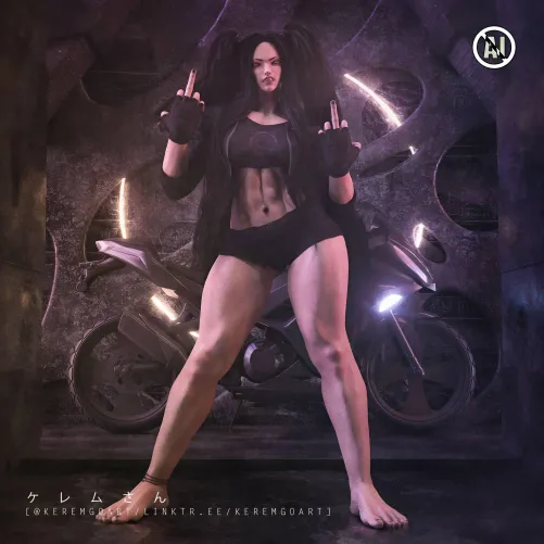 Juri Han With Attitude - Art By Me (d3ogmerek) by d3ogmerek