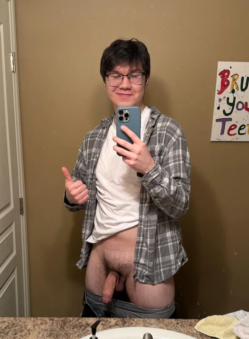 Just a Canadian dude and my uncut cock! Hope you like it :) posted by Average-watermelon