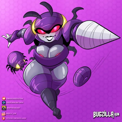 Just a doodle of my Transformer oc: Rolling Bug! by WoodloseSexyestBug