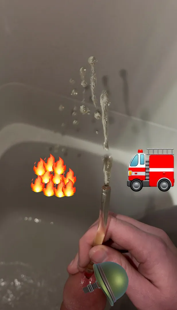 Just a fire hose putting out a fire posted by thatboy242