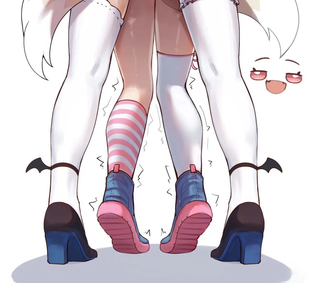 Just a normal hug between sisters posted by shaddywulfer