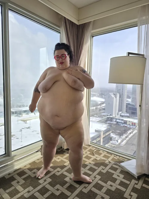 Just absolutely huge, my belly is so swollen with juicy fat. by DottieJune14