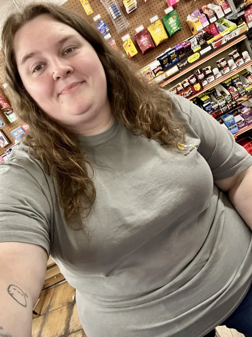 Just another work selfie posted by litbritt95