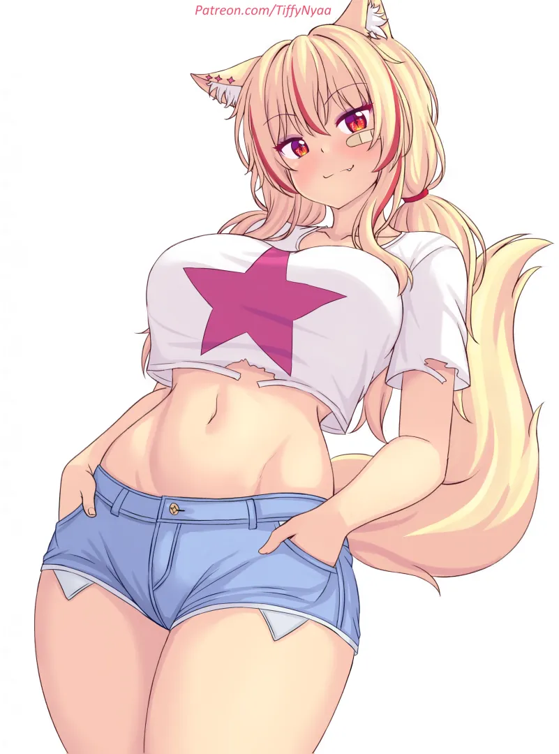 Just chillin' in the short jeans! posted by NooneKnowsImHentai