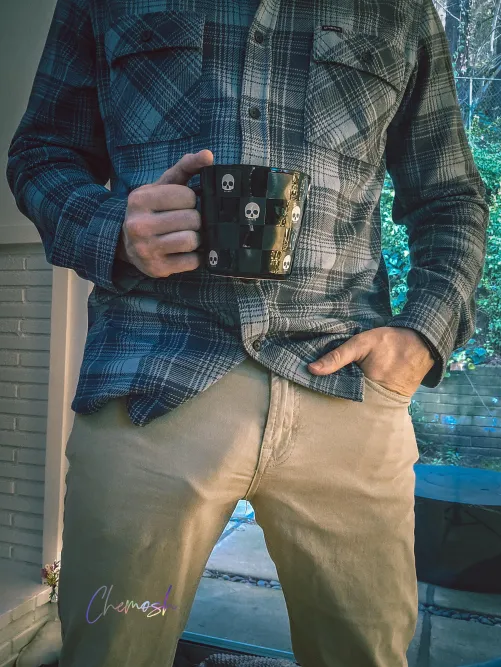 Just enjoying my morning coffee by -chemosh-