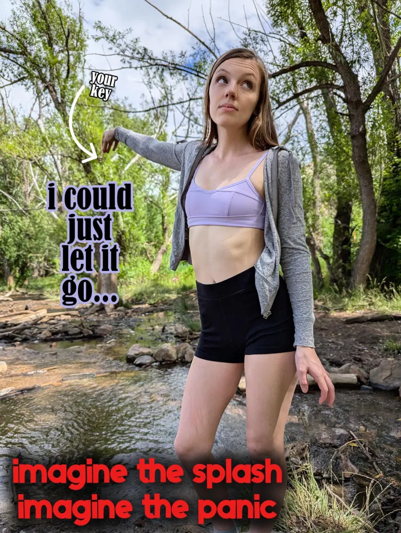 just enjoying the view, and then i realized i was holding something completely useless. this little piece of metal has a beta's entire 'manhood' trapped, and honestly, i'm already bored of it  posted by dizzydaily