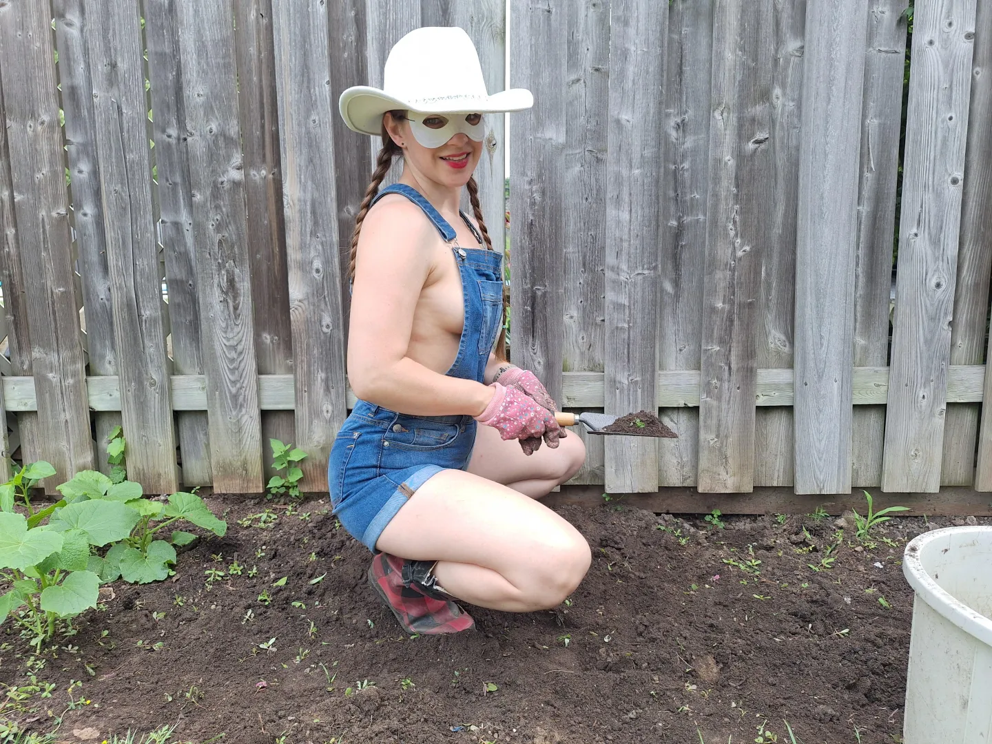 Just getting dirty posted by MaskedModel4U