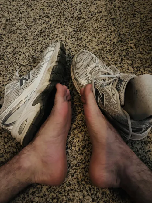 just got back from the gym who wants to smell em? by Pale-Turnip6437