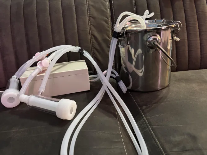 Just got milkmachine in. Ready to start  by IlseManders