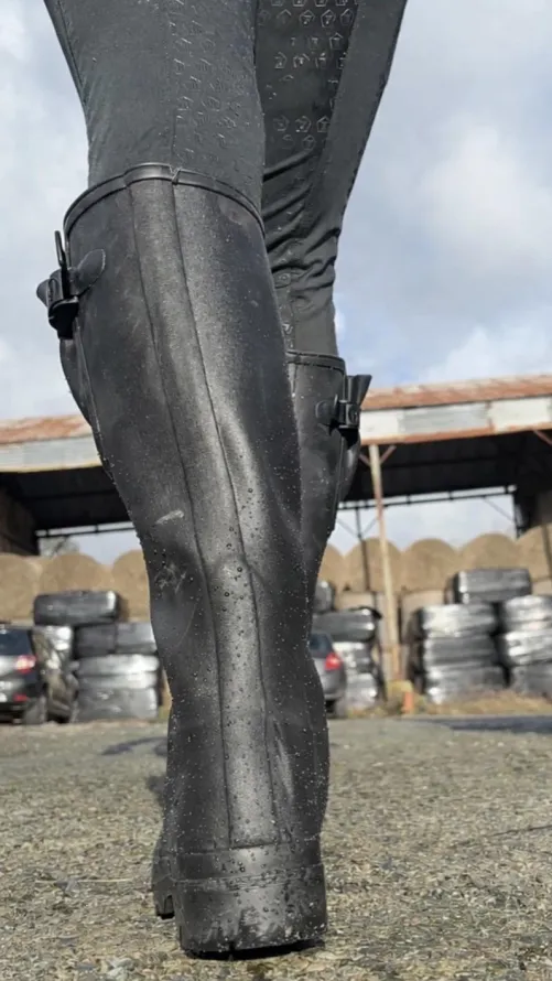 Just heading out in the wellies  by Relevant-Song8870