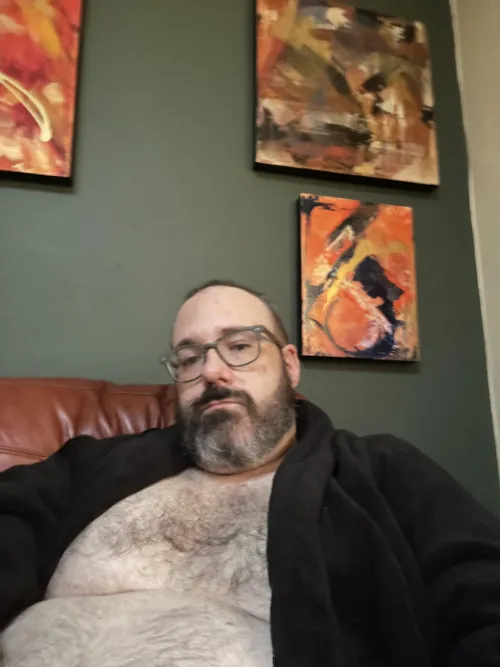 Just lay your head on this poppa bear's tummy by SteveTheDadBear