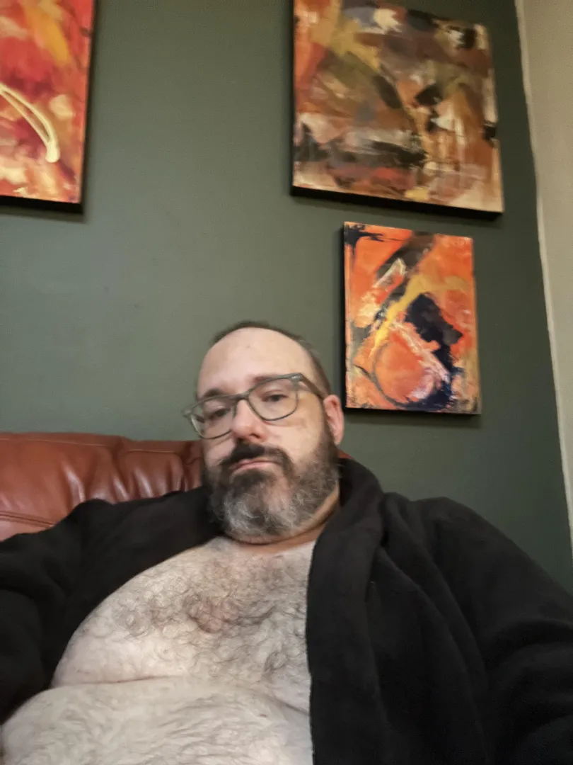 Just lay your head on this poppa bear's tummy posted by SteveTheDadBear