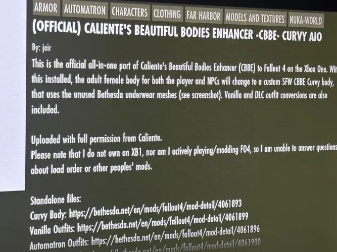 Just Looking for console mods by Pink0174