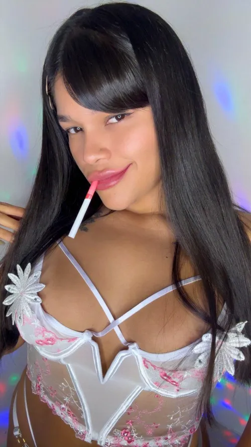 Just me, my cigarette, and your imagination by glez333