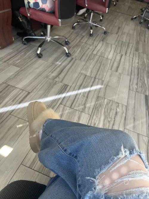 Just me, my Uggs and a loser boy who is funding it all by janejaneee