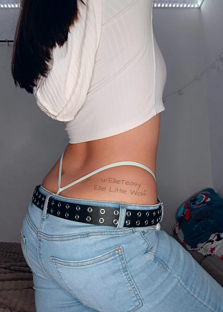 Just noticed my straps showing while I study posted by EllieTeasy