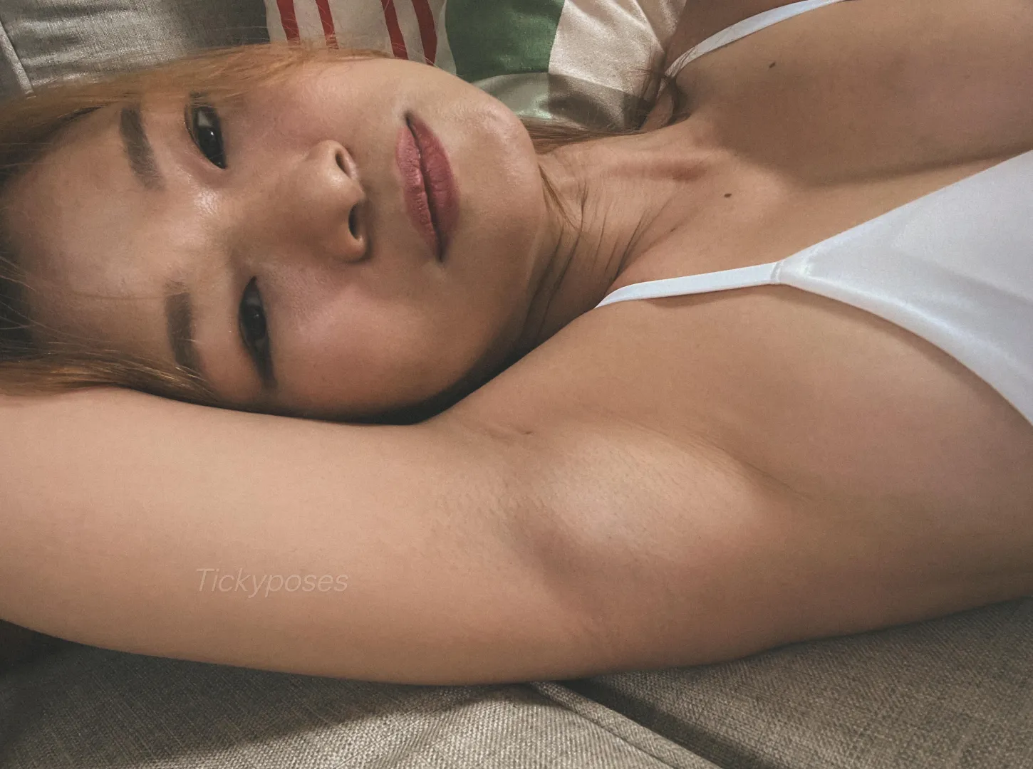 just resting here a little… but camera come too close ☺️ posted by Tickyposes