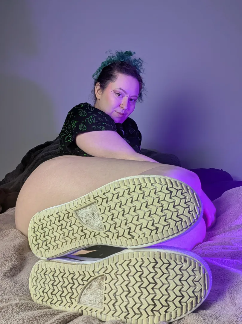 Just soles - B&W double stacks posted by GoddessElleStar