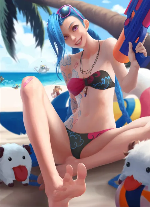 Just some Jinx on a beach by xXBrendenSonneXx