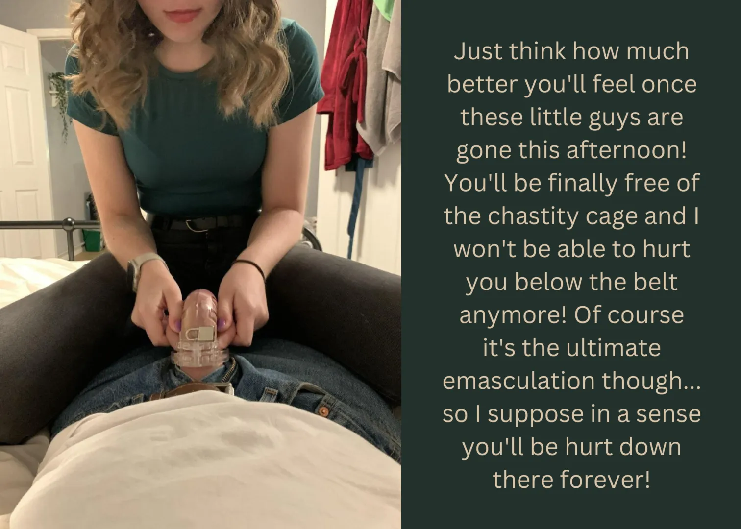 Just think how much better you'll feel once these little guys are gone this afternoon! posted by Neutermenow