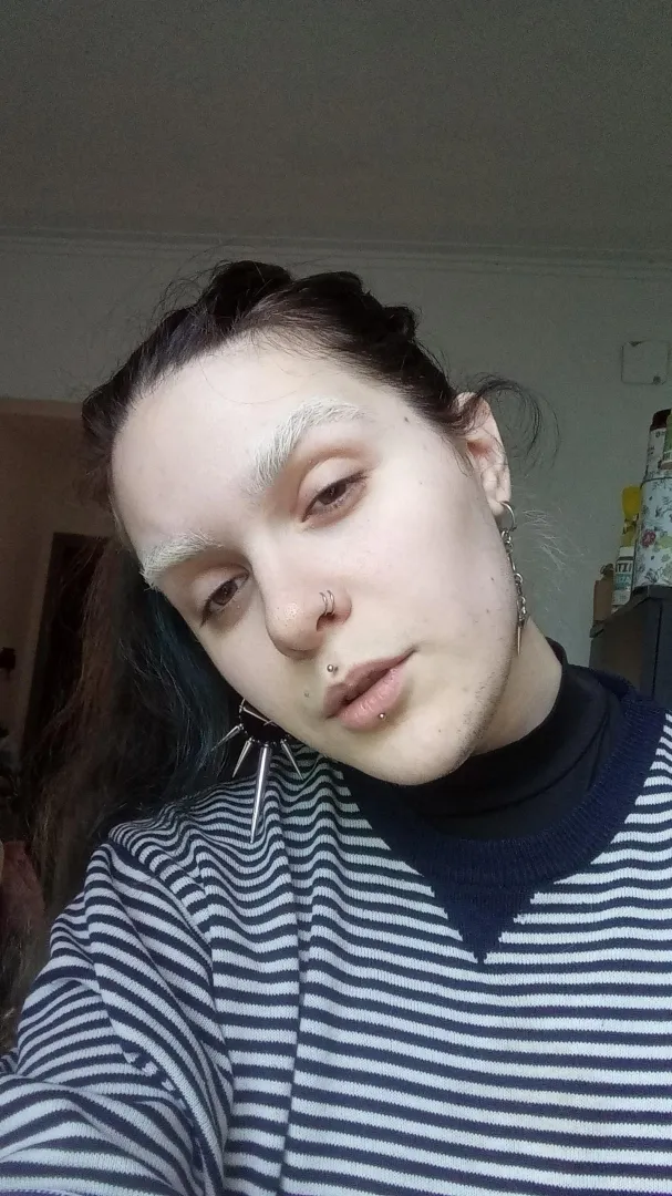Just wanted to serve face with no makeup or filter.  posted by Interesting_Face_962