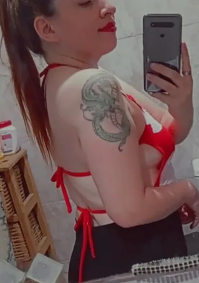 Just your friendly next-door MILF in her little red apron  Rate my look? posted by Silly-Function-430