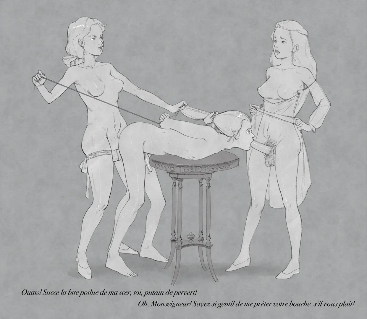 Justine and Julliette fill both his holes [OwoToDiUwU] posted by laphroaig_x