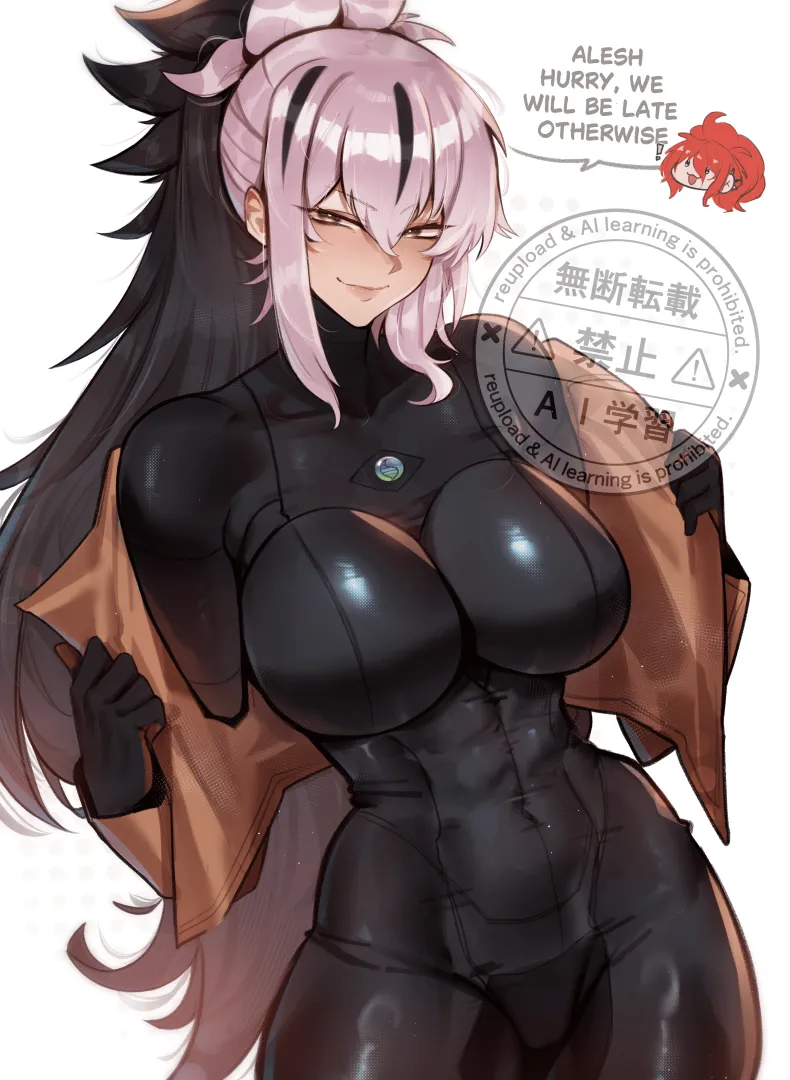 Kagetora in Emma's outfit (Deccatezu) [Fate/Grand Order + Pokémon] posted by llamanatee