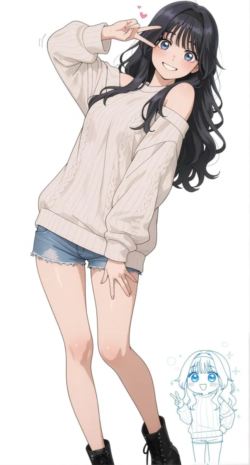 Kaoruko Waguri [Fragrant Flower Blooms with Dignity] by WoolsonDaSheep