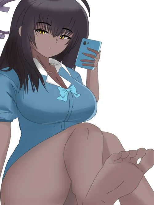 Karin's feets Blue Archive (Zelly - Me) by AstronomerItchy5667