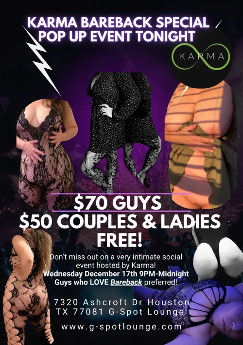 Karma Tonight! by Houstoneyeswideshut