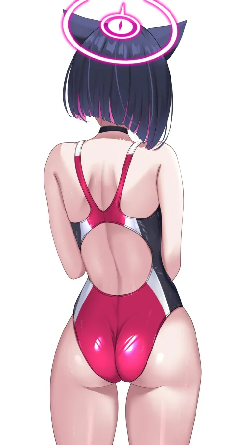 Kazusa Back View [Blue Archive] (2255X4096) by A_MASSIVE_PERVERT