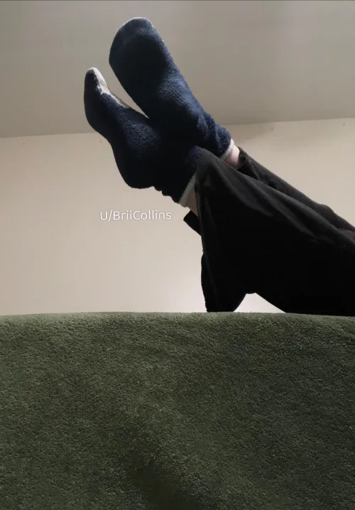 Keeping my feet warm  by BriiCollins