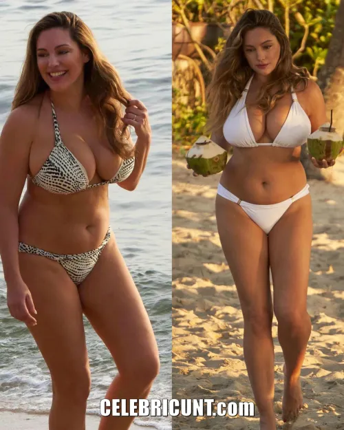 Kelly Brook's Big Tits In Little Bikinis - Cleavage Overload by lisaschmeeser