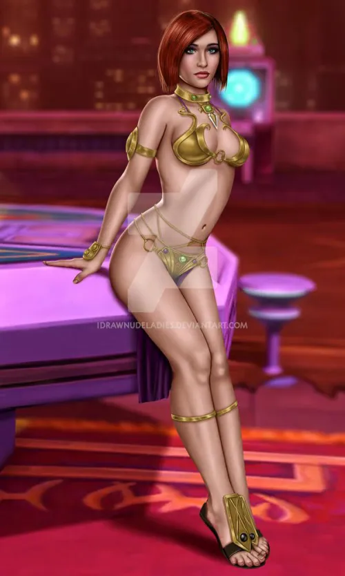 Kira Carsen accepting new ‘work’ outside of the Jedi. (Idrawnudeladies) by logantreber