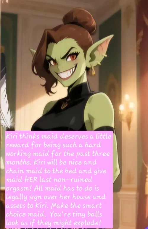 Kiri the Vengeful Orc Maid. Pt. 3 ( Edited) by AlltheseShadows