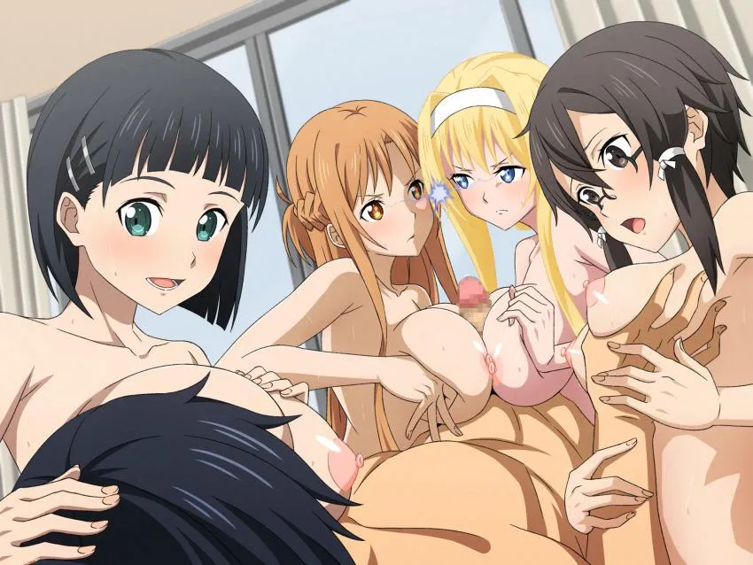 Kirito enjoys some boobs posted by Consistent-Ad-8996