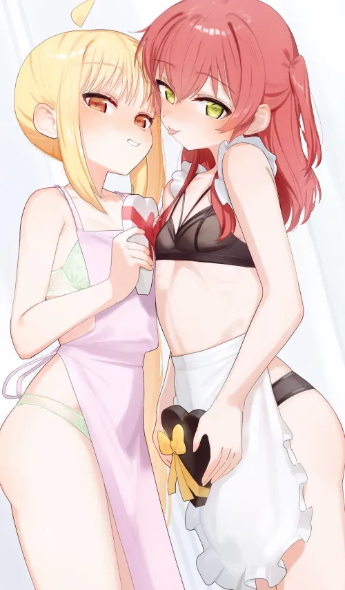 Kita & Nijika Valentine's day (@Eltir2022) by Gold-Doctor-3969