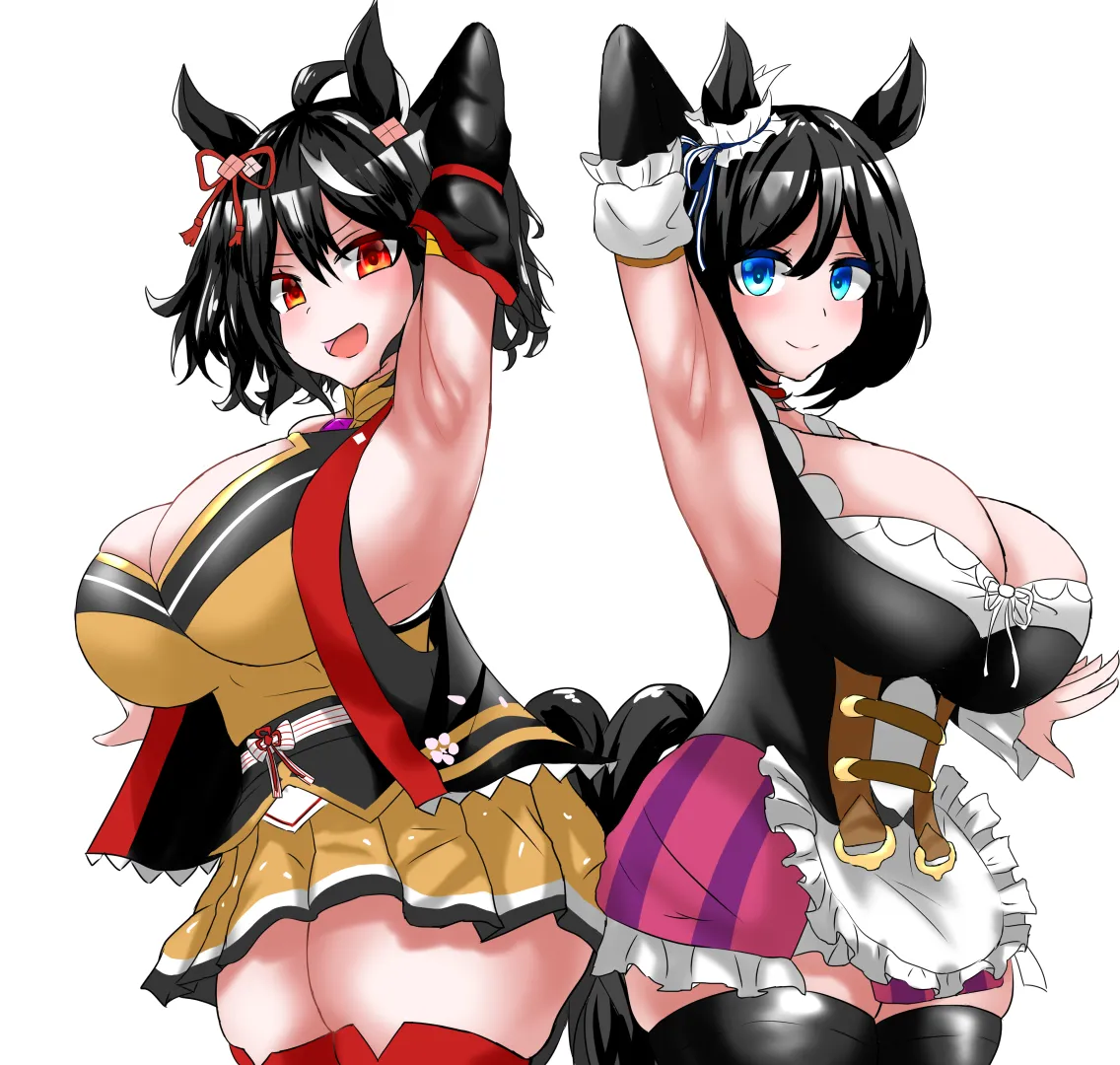 Kitasan Black y Eishin Flash (RVreMaNCVCXeiiy) [Uma Musume Pretty Derby] posted by TheRoySez