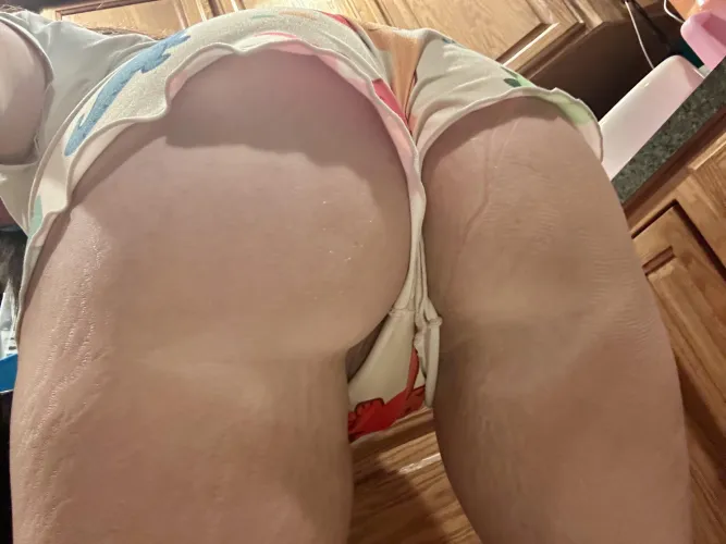 Kitchen shenanigans in my Dino shorts. Happy Tuesday babes by KimmyXplicittt