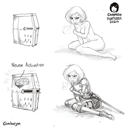 Knight in Despair by Bormotunchik