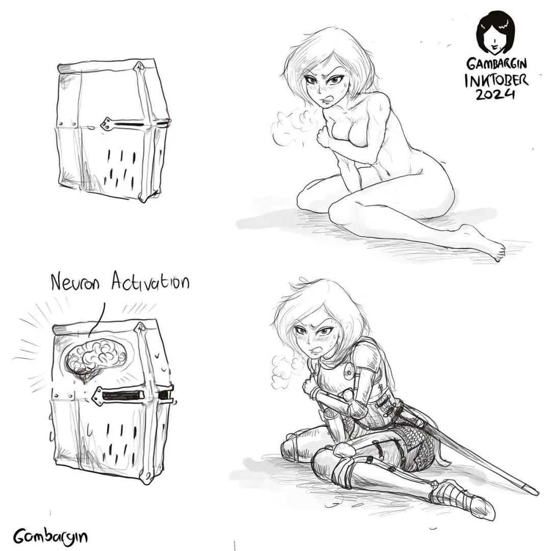 Knight in Despair posted by Bormotunchik