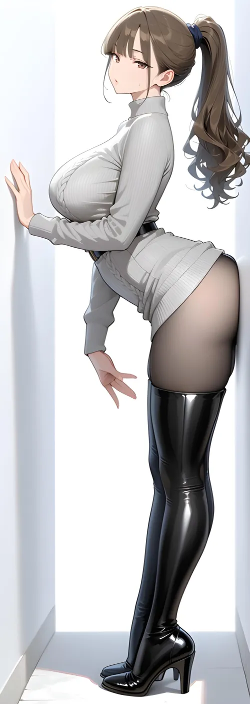 Knitwear, Tights, & Thigh Boots by WoolsonDaSheep