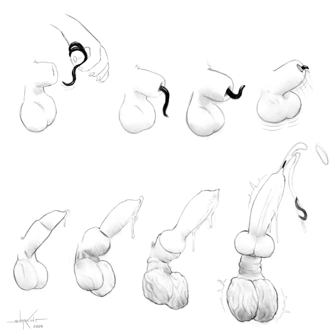 knot and worm (sharkinthepark) posted by Dirty-Anonymous2