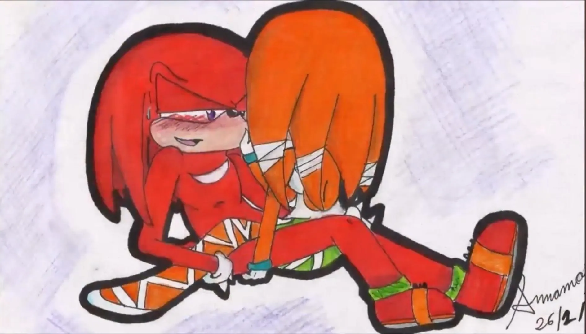 Knuckles does Tikal posted by SpiritualReference42