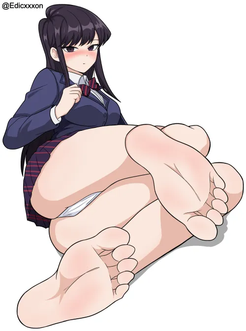 Komi-san is so elegant, shy, and just perfect... here's a small tribute I made with love ✨ by Swimming-Swordfish16