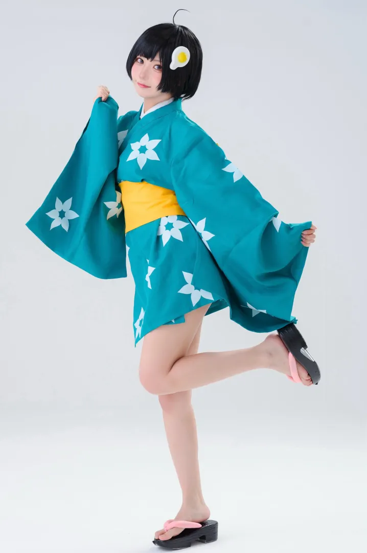 kri0063 Monogatari Tsukihi Araragi Yukata Cosplay posted by Pwnagepancakes