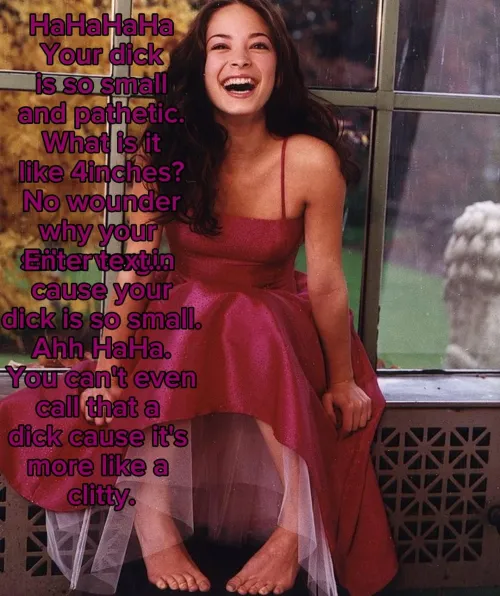 Kristin kreuk makes fun of your small penis! NO IMAGEFAP! by MistressKeen24